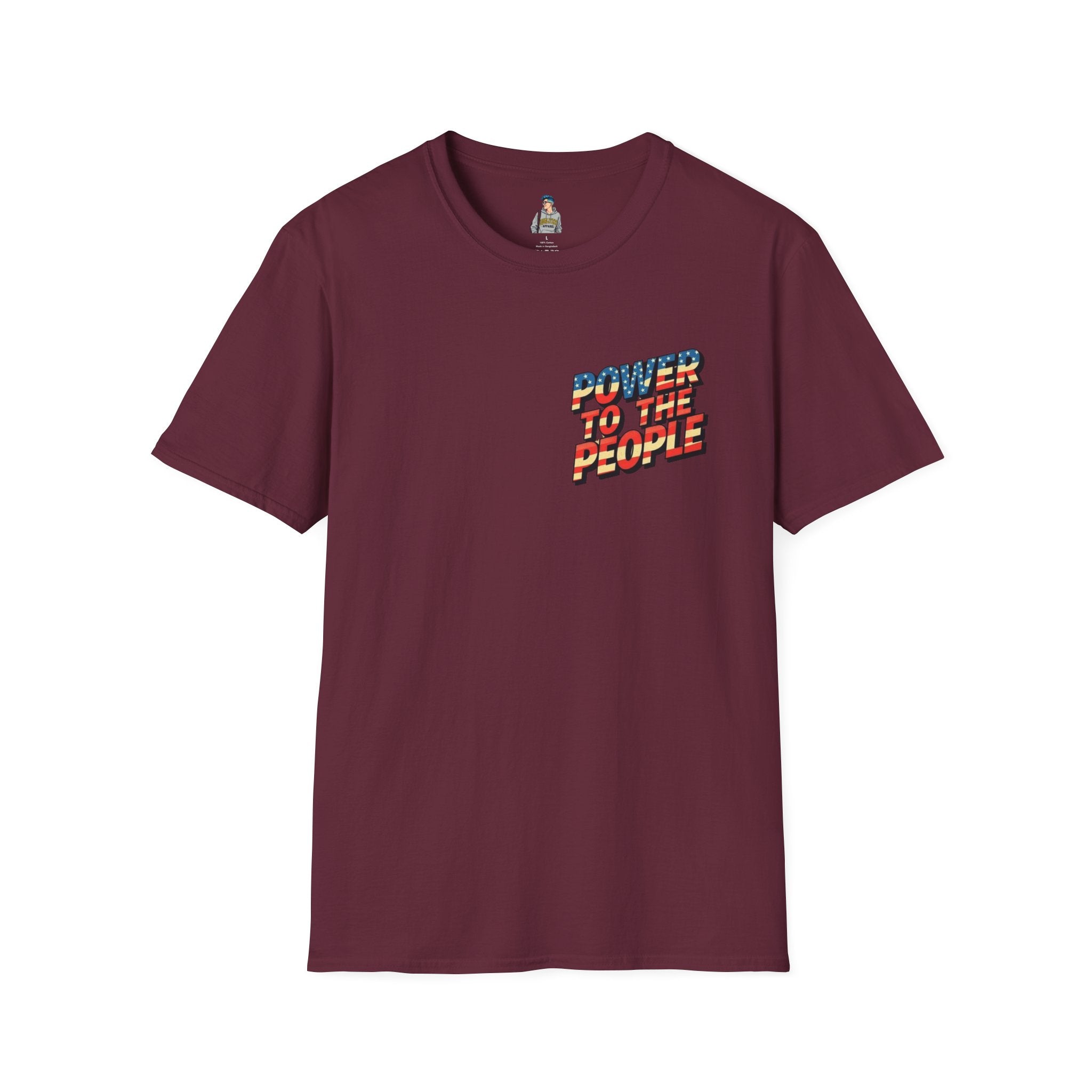 Power to the People Unisex Softstyle T-Shirt Classic Protest Tee