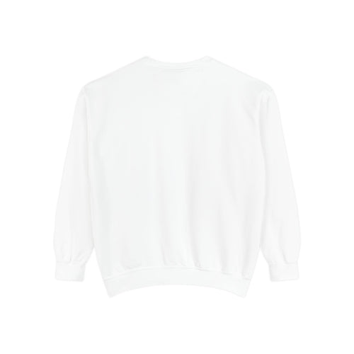 Be The Light Floral Sweatshirt - Unisex Garment-Dyed Cozy Apparel