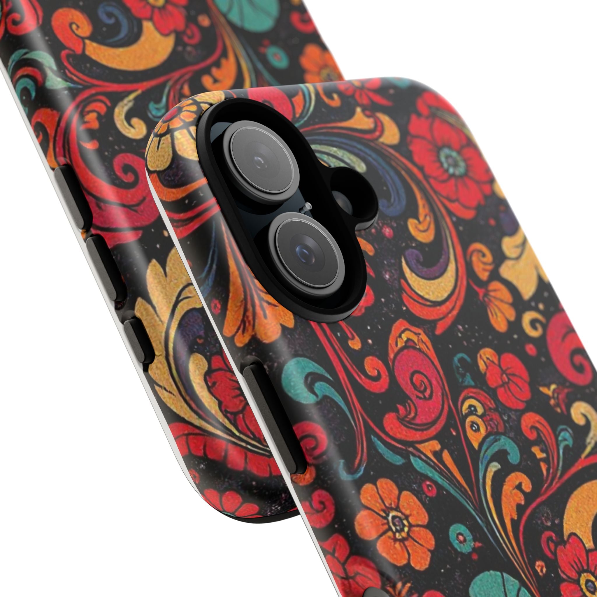 Floral Paisley Tough Case for iPhone — Vibrant Protective Phone Cover