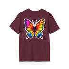 Rainbow Butterfly Cocoon Pride T-Shirt