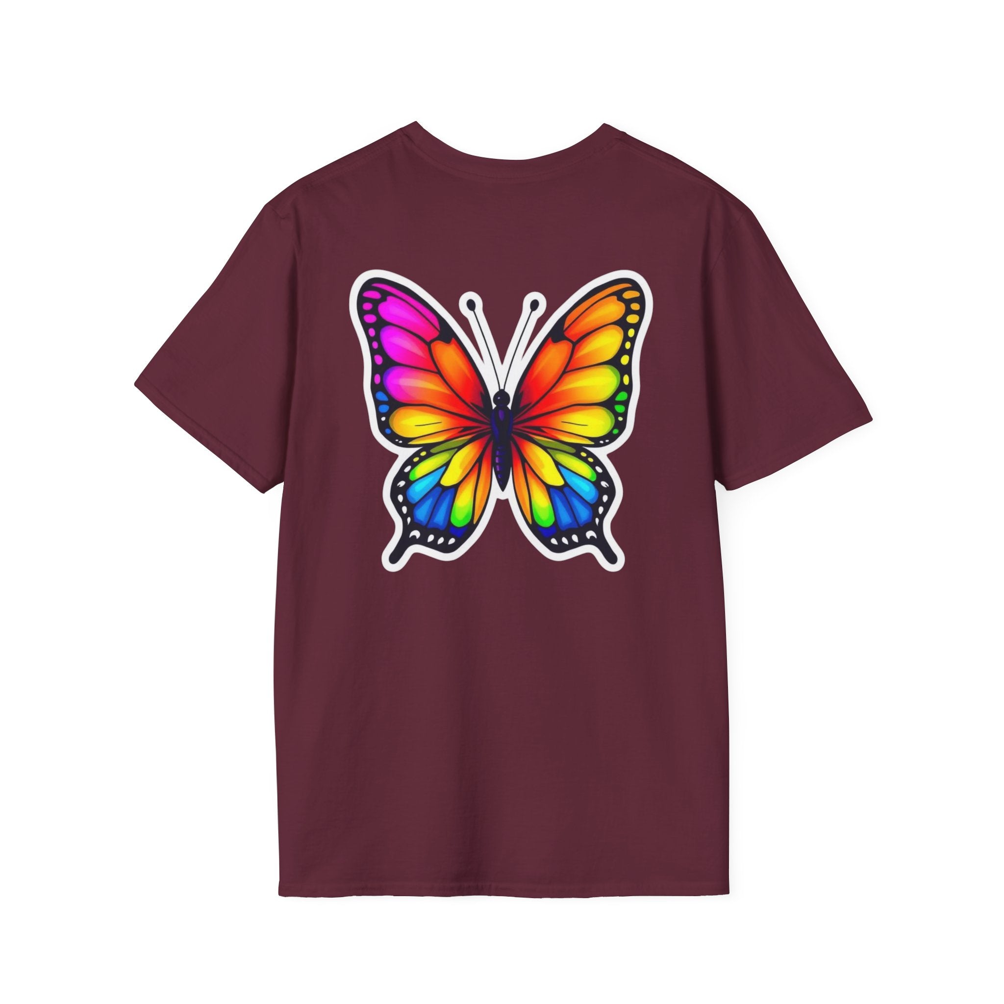 Rainbow Butterfly Cocoon Pride T-Shirt