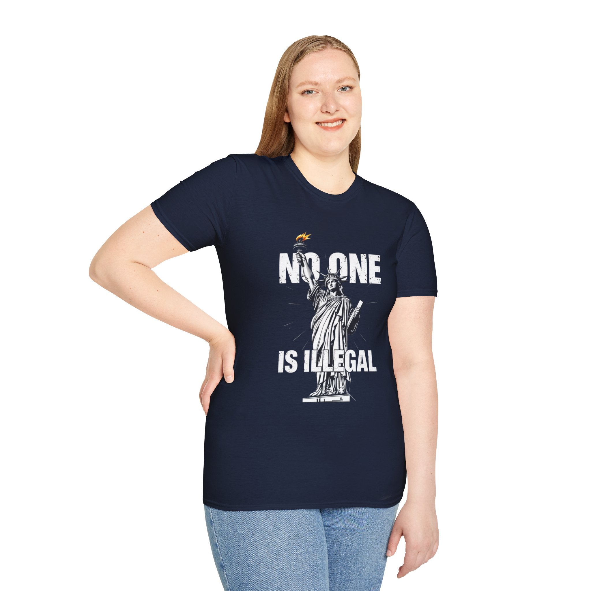 No One Is Illegal Graphic T-shirt
