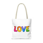 Rainbow Love Tote Bag
