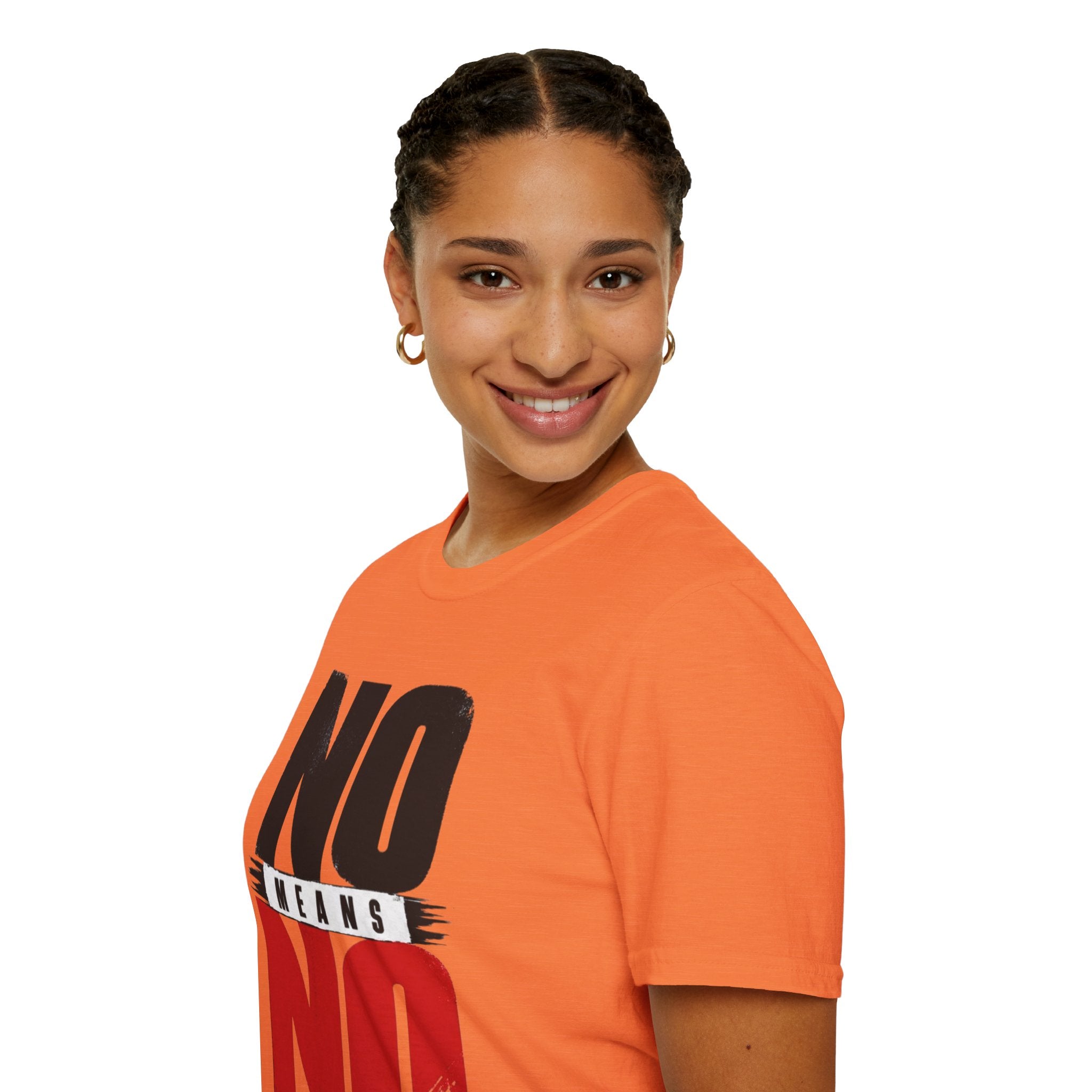 NO Means NO T-Shirt — Consent Awareness Graphic Tee