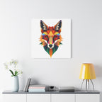 Colorful Fox Canvas Wall Art - Polished Modern Home Décor