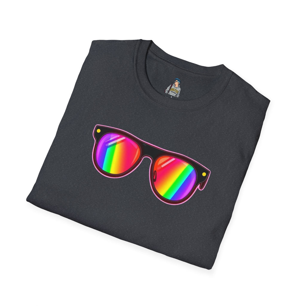Rainbow Sunglasses Unisex t-shirt
