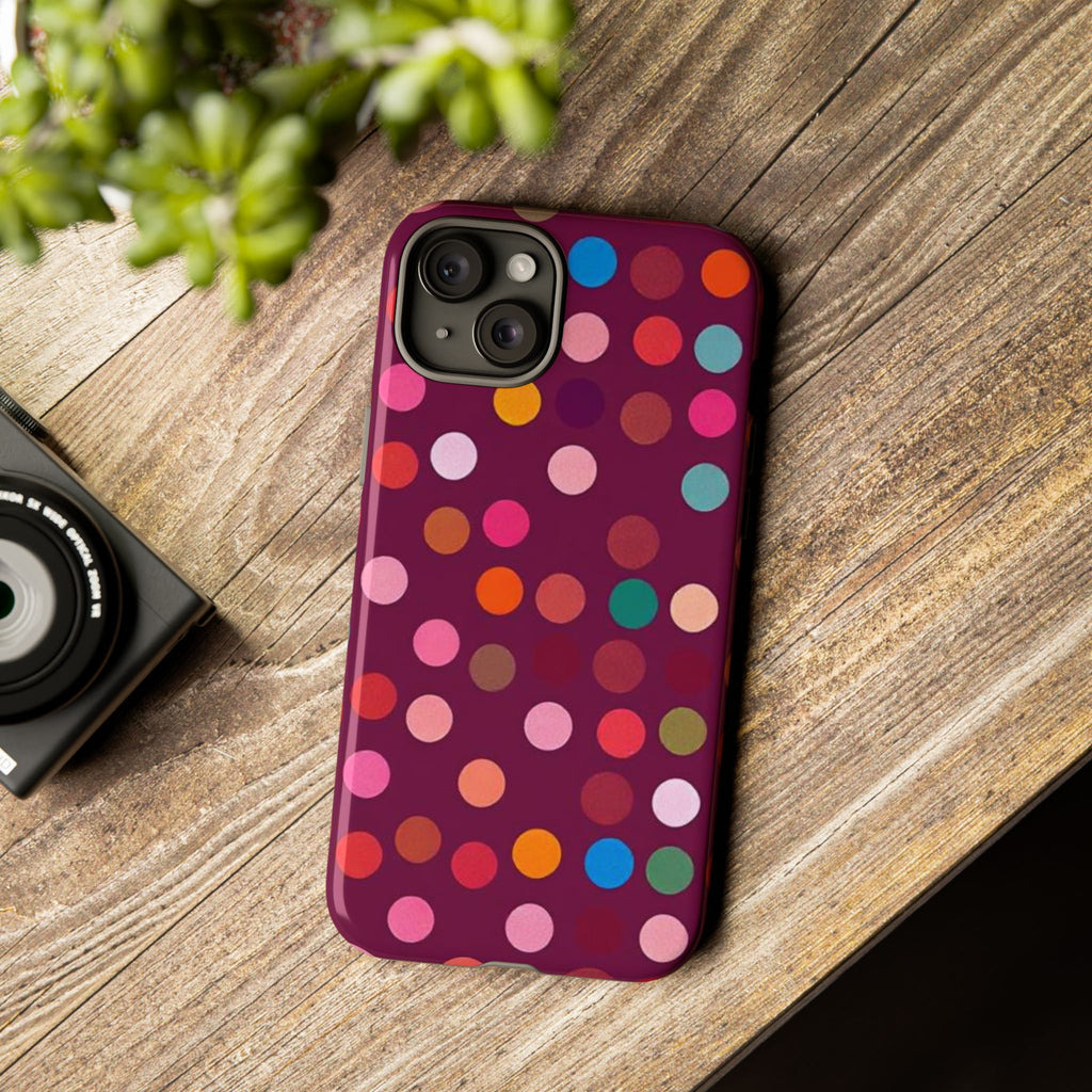Polka Dot Tough Case for iPhone