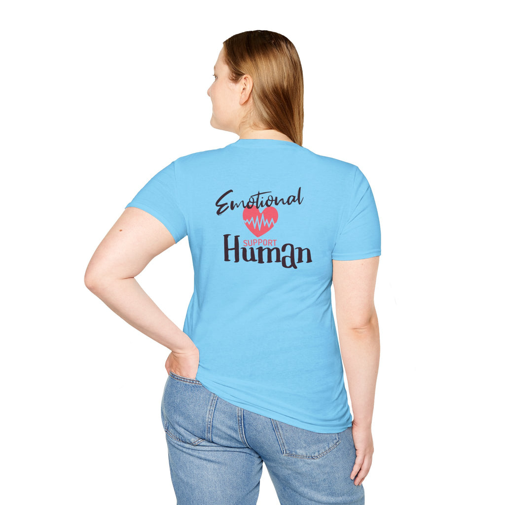 Emotional Support Human Free Hugs Unisex Softstyle T-Shirt