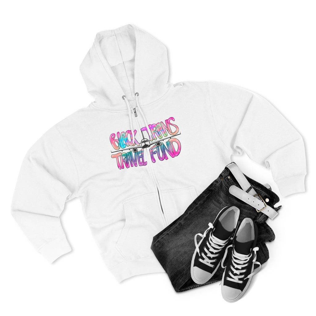 BTTF - Black Trans Travel Fund Unisex Zip-Up Hoodie