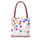 Falling Hearts Tote Bag