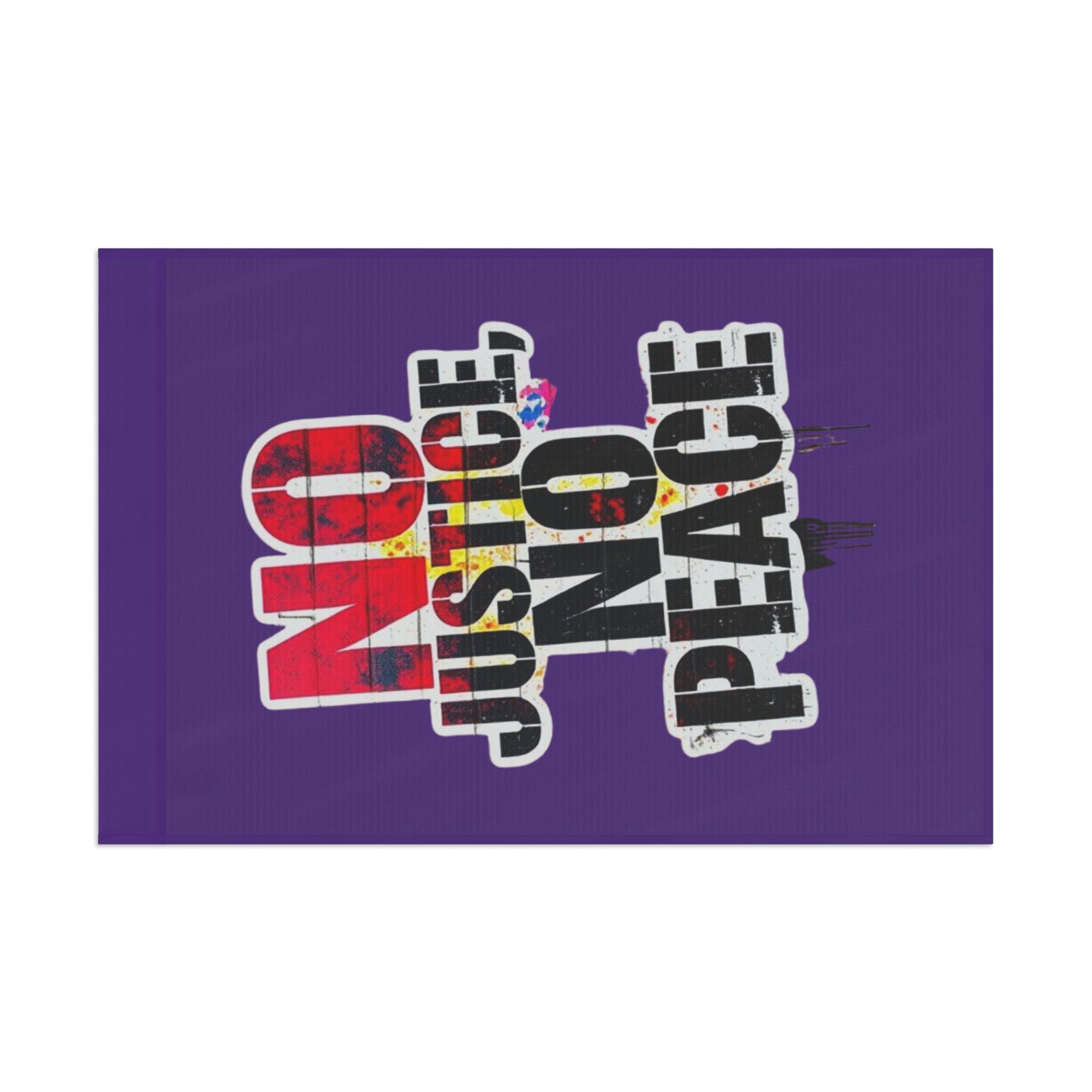 No Justice No Peace - Protest Flag