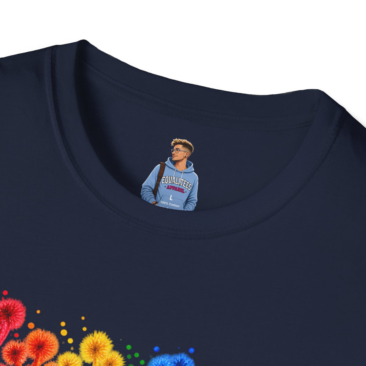 Pride Tree Las Vegas White Text T-shirt