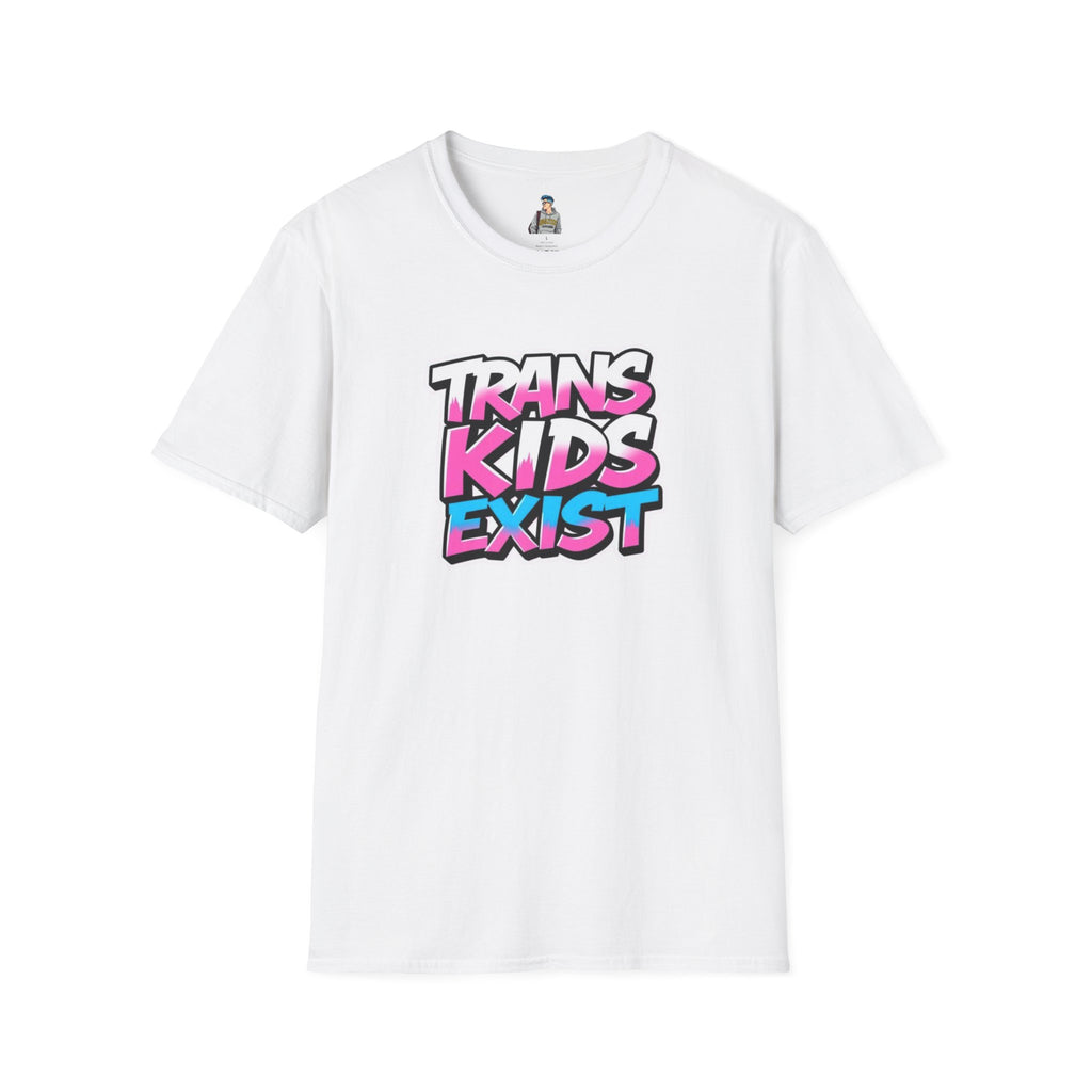 Trans Kids Exist Unisex Softstyle T-Shirt