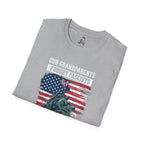 Unisex Softstyle T-Shirt: 'Our Grandparents Fought Fascists' Patriotic Tee