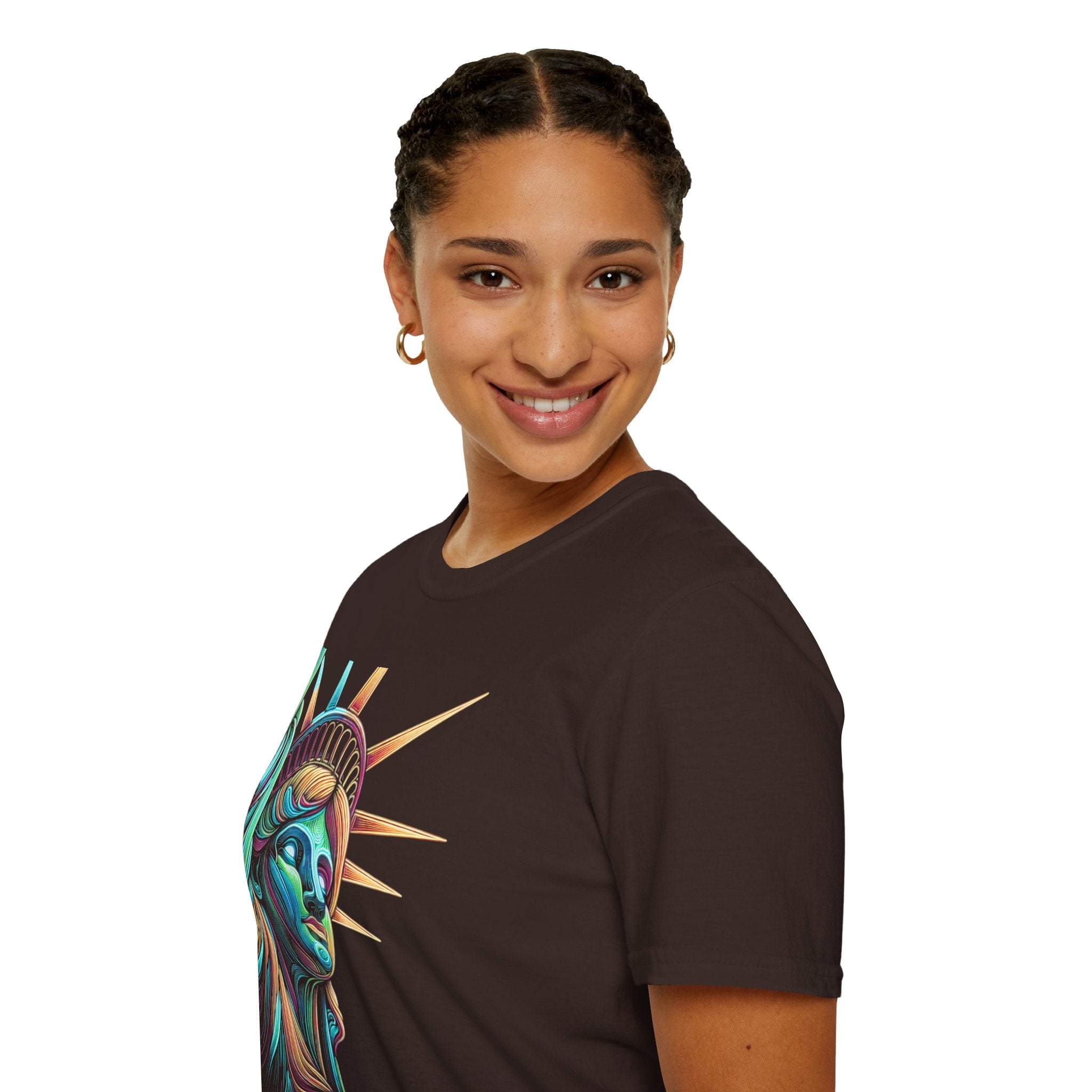 Lady Liberty - Softstyle Unisex T-Shirt