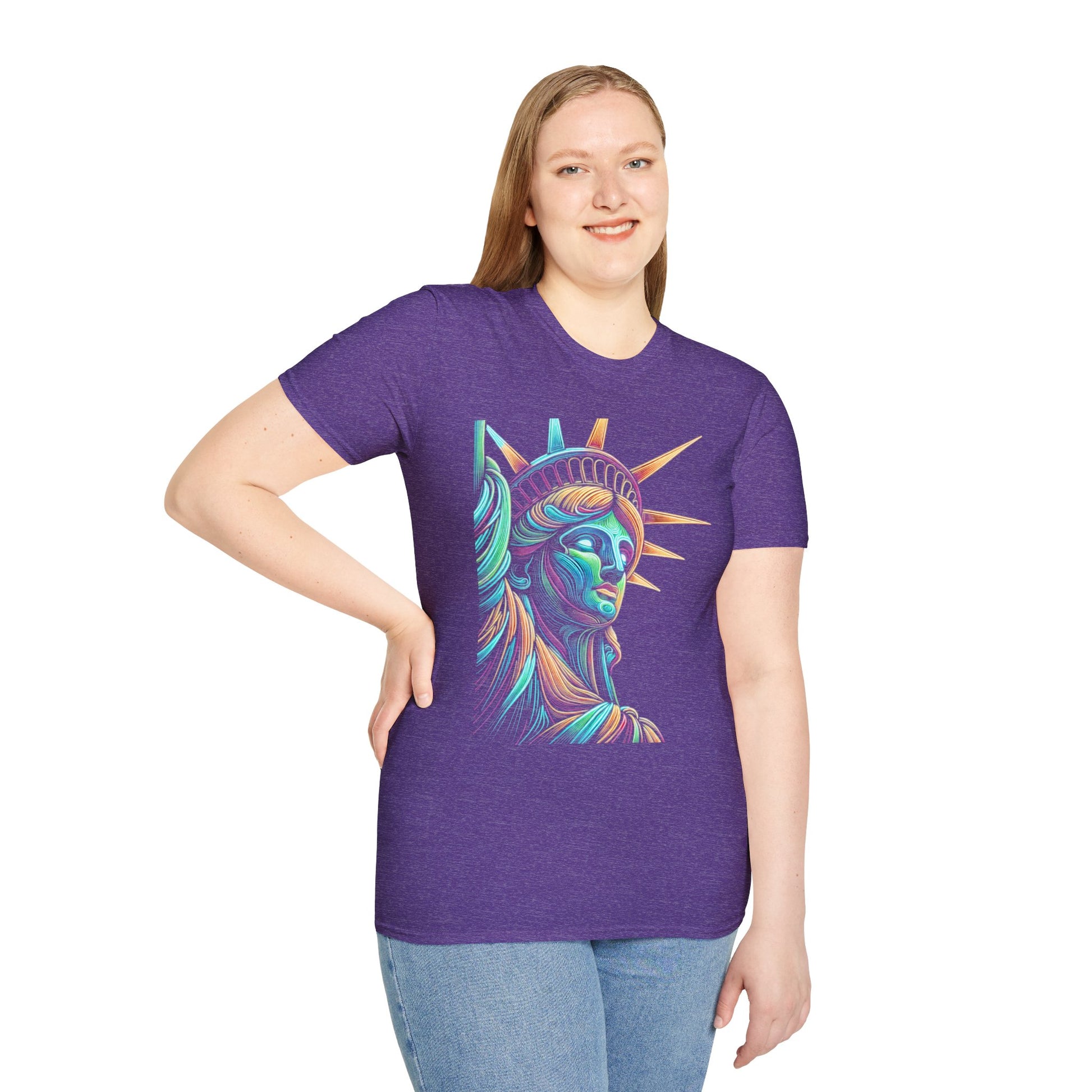 Lady Liberty - Softstyle Unisex T-Shirt