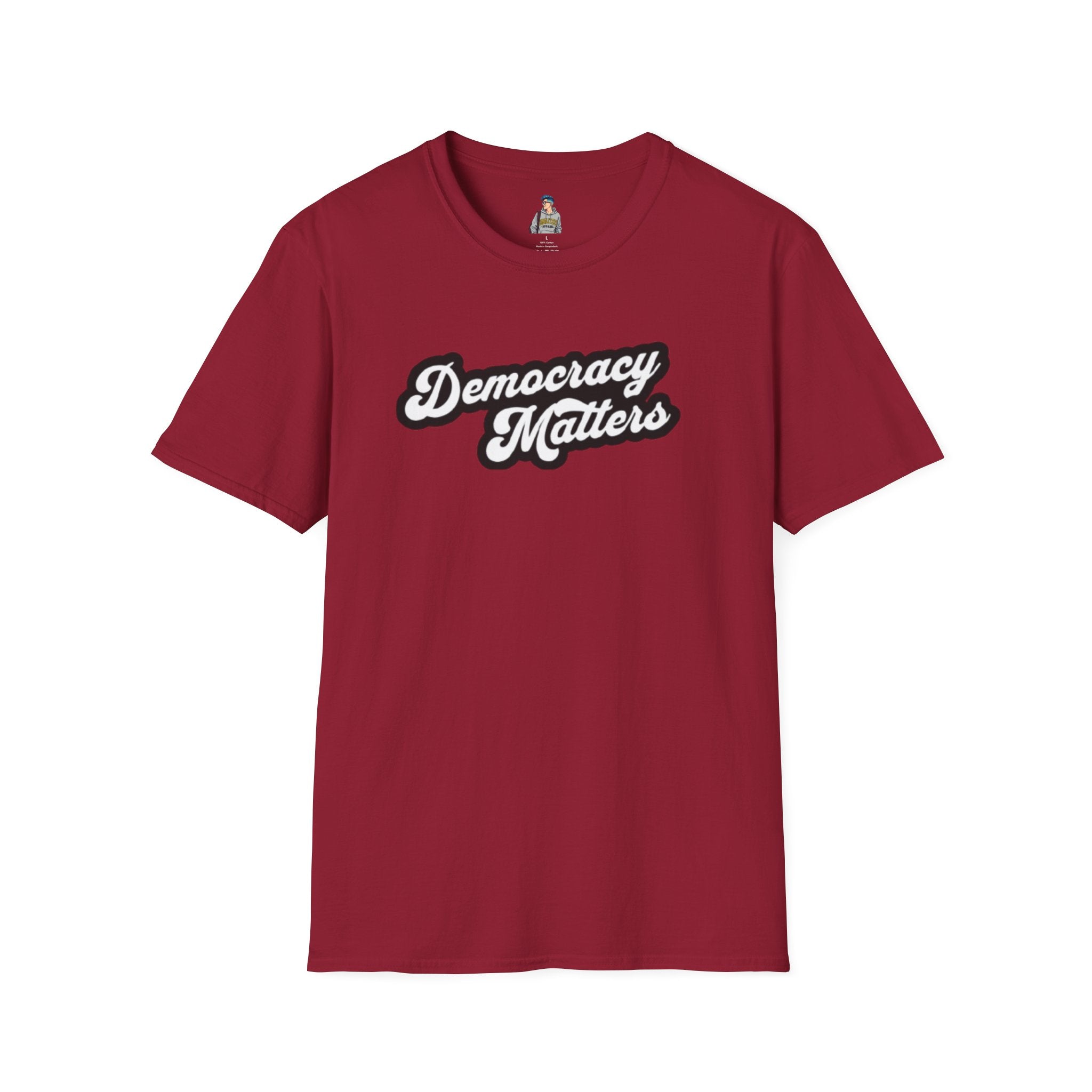 Unisex Softstyle T-Shirt - "Democracy Matters" & " We The People Are Pissed Off" Graphic Tee
