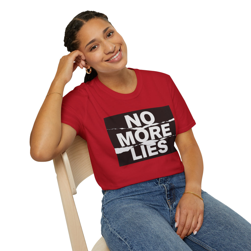 No More Lies T-Shirt — Bold Protest Graphic Tee