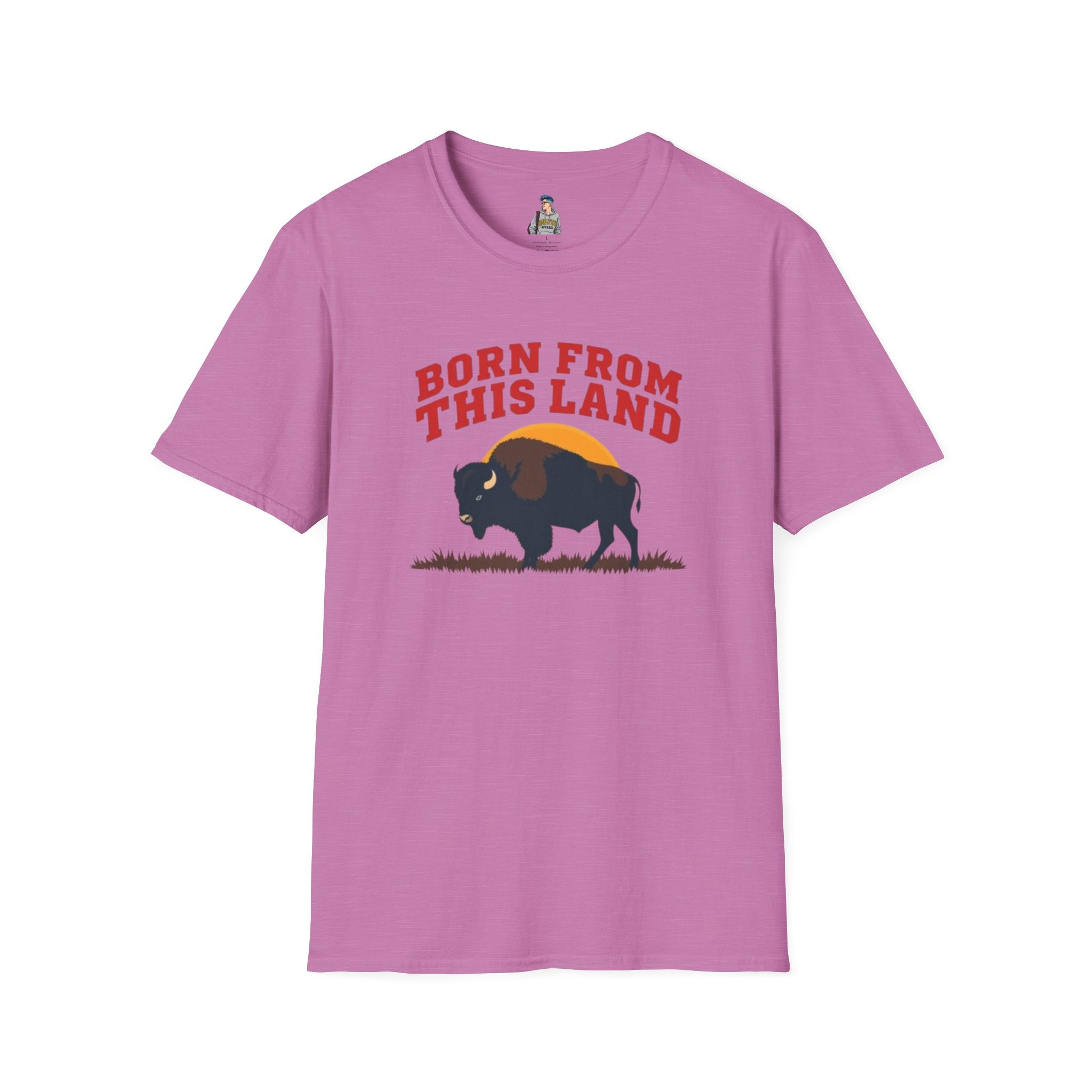 Born From this Land Native and Proud T-Shirt