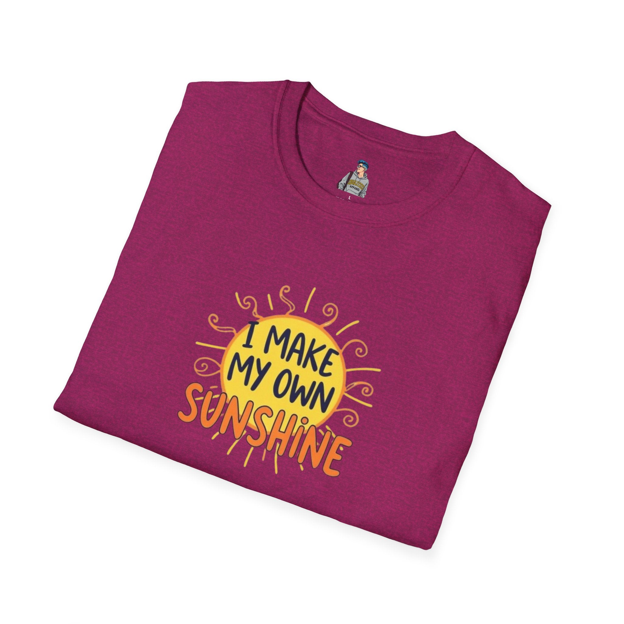 I Make My Own Sunshine Unisex Softstyle T-Shirt - Positive Vibes Apparel