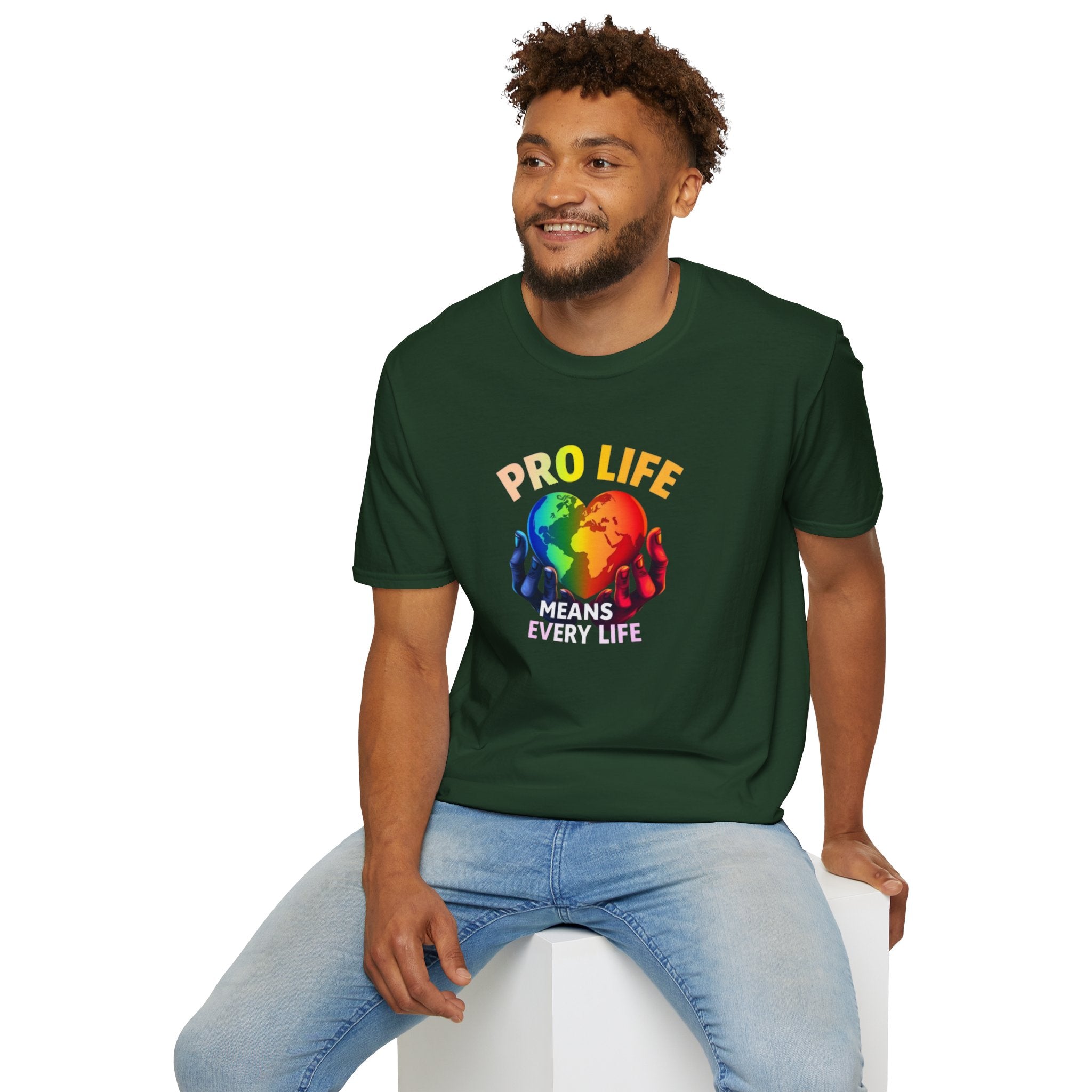 Pro Life Means Every Life Pride Tee