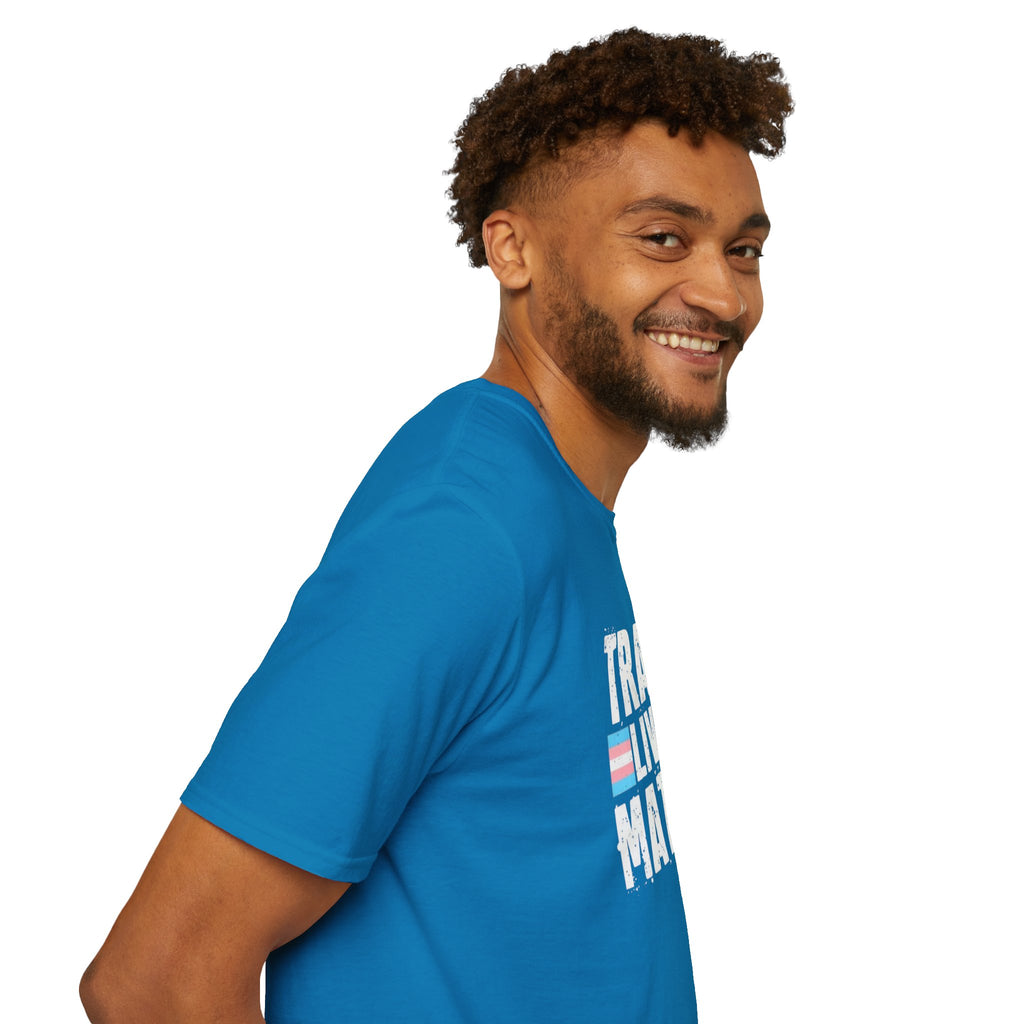Trans Lives Matter Unisex Softstyle T-Shirt - Support LGBTQ+ Rights