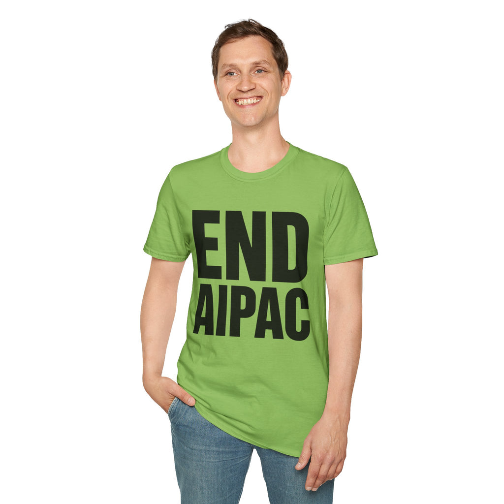 END AIPAC Bold Protest T-Shirt