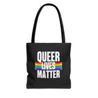 Queer Lives Matter Tote Bag