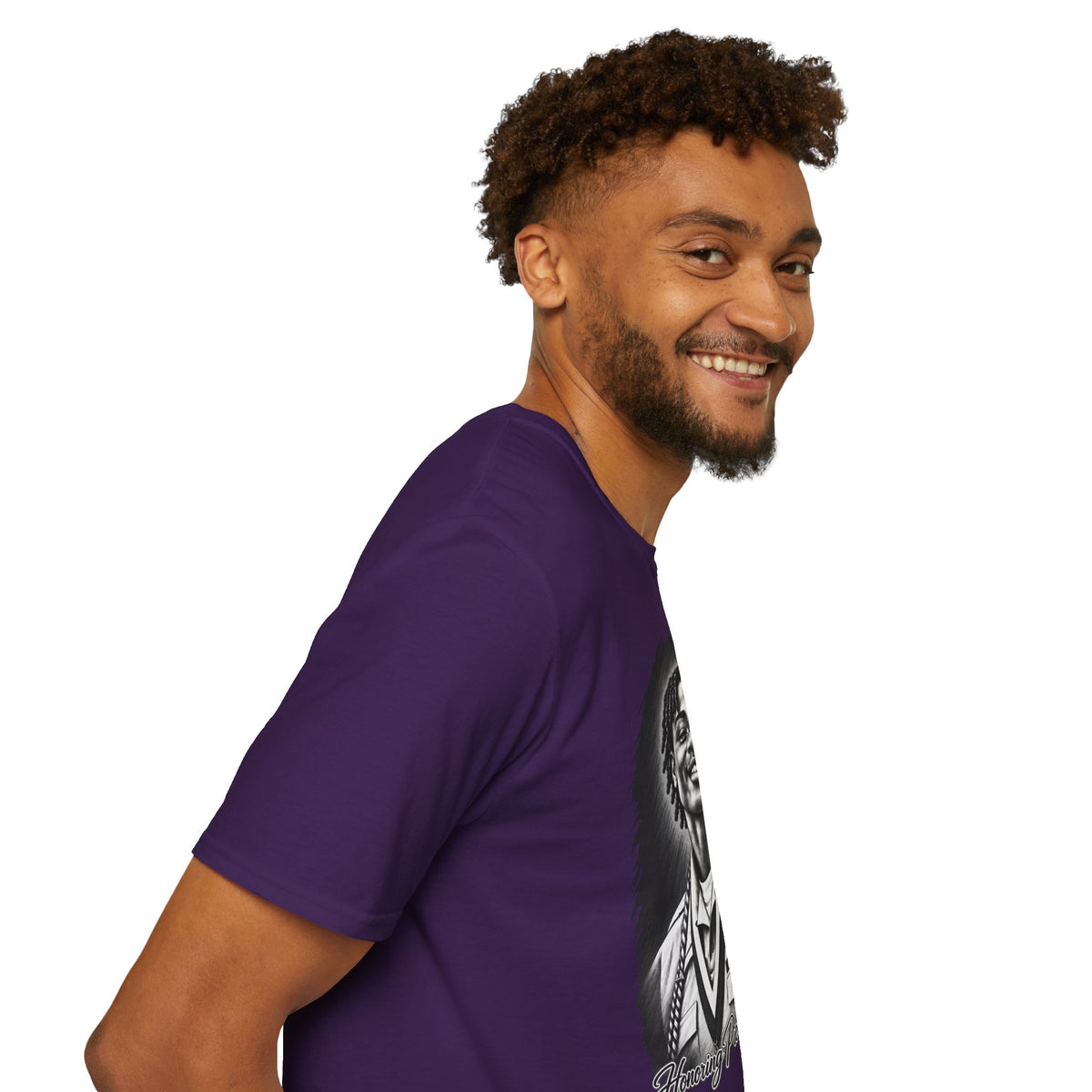 Smiling Portrait Front - In Memory of Pierre Damas Bel T-Shirt