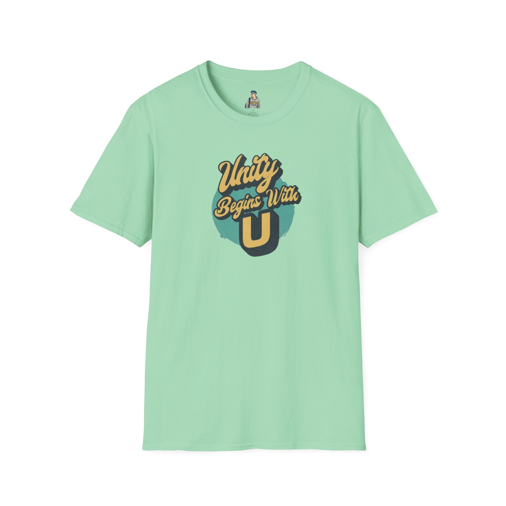 Unity Begins With U Unisex Softstyle T-Shirt