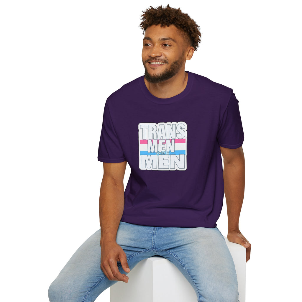 Unisex Softstyle T-Shirt - 'Trans Men Are Men' Statement Tee