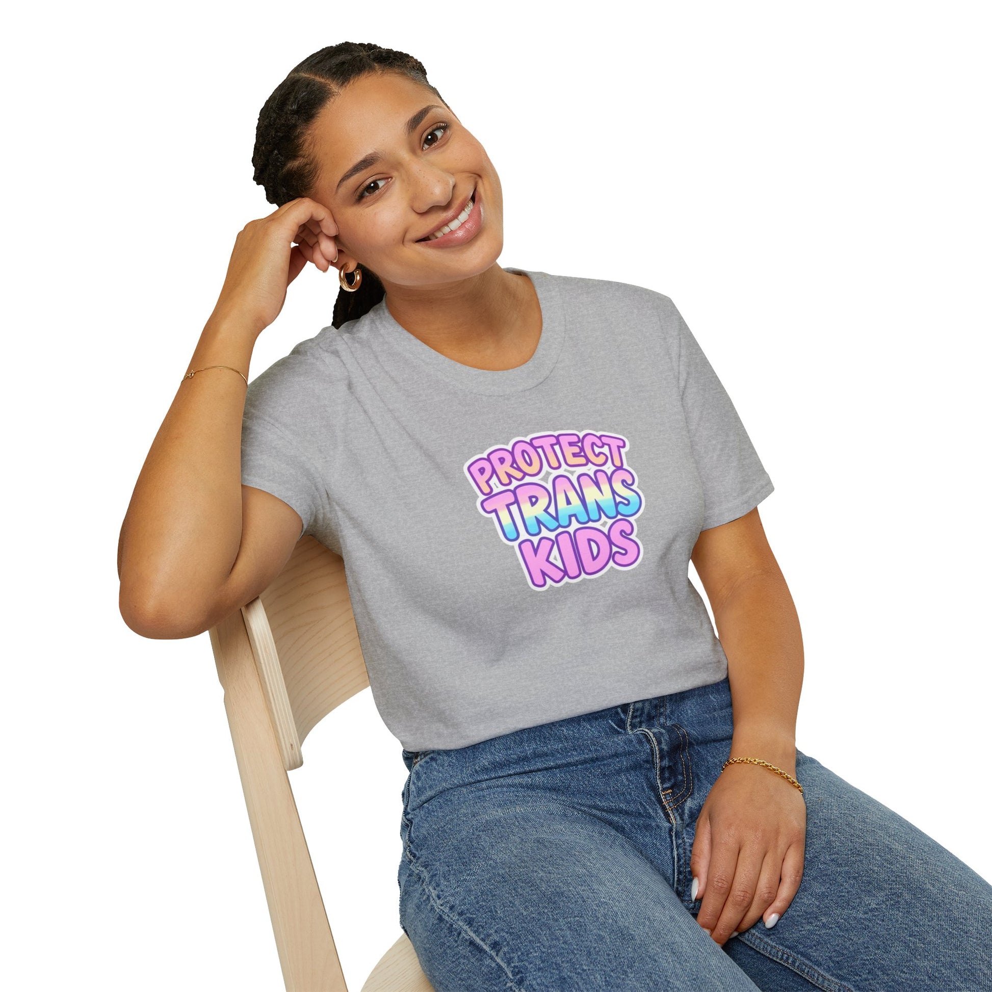 Unisex Softstyle T-Shirt - Protect Trans Kids Tee