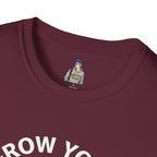 Grow Your Own Way Trans Pride Unisex T-Shirt - Floral Design for Garden Lovers