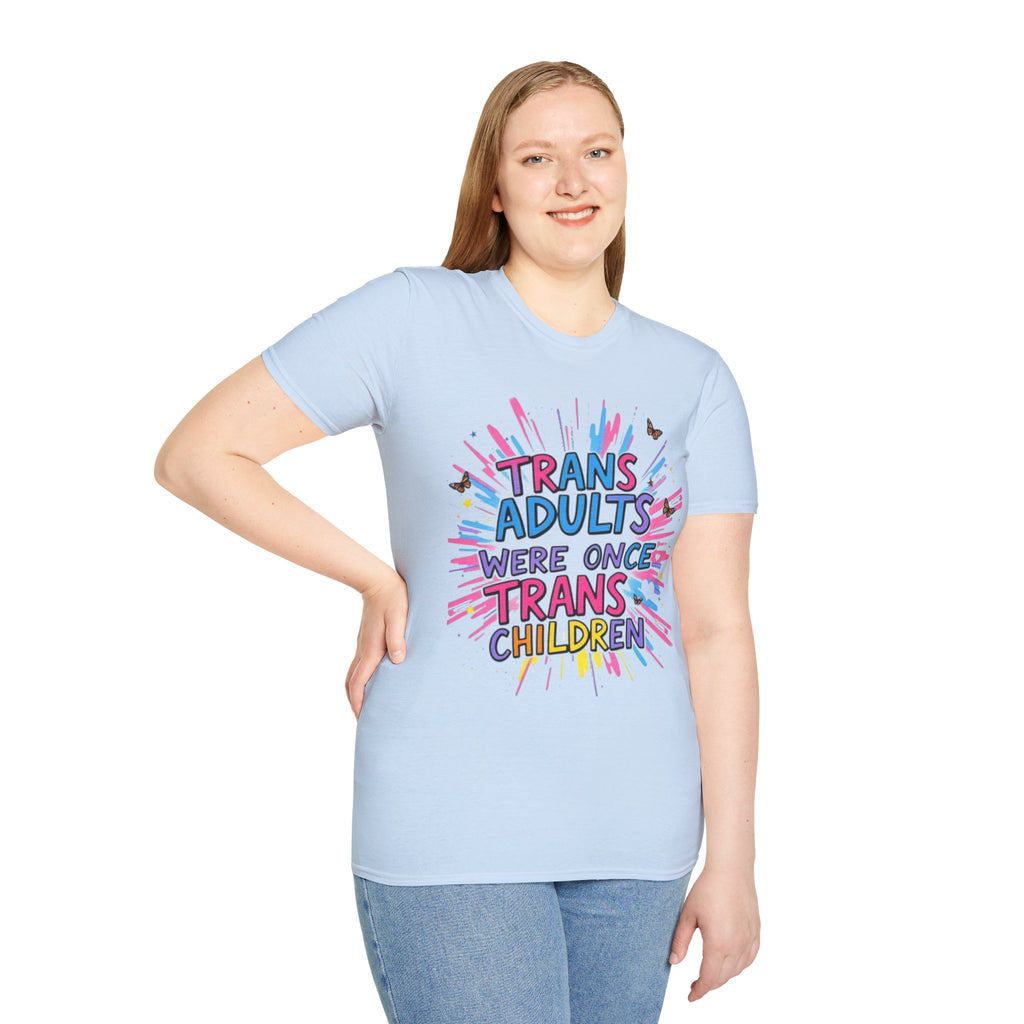 Trans Awareness Unisex T-Shirt, LGBTQ+ Pride Shirt, Gift for Allies, Feminist Apparel, Support Trans Rights