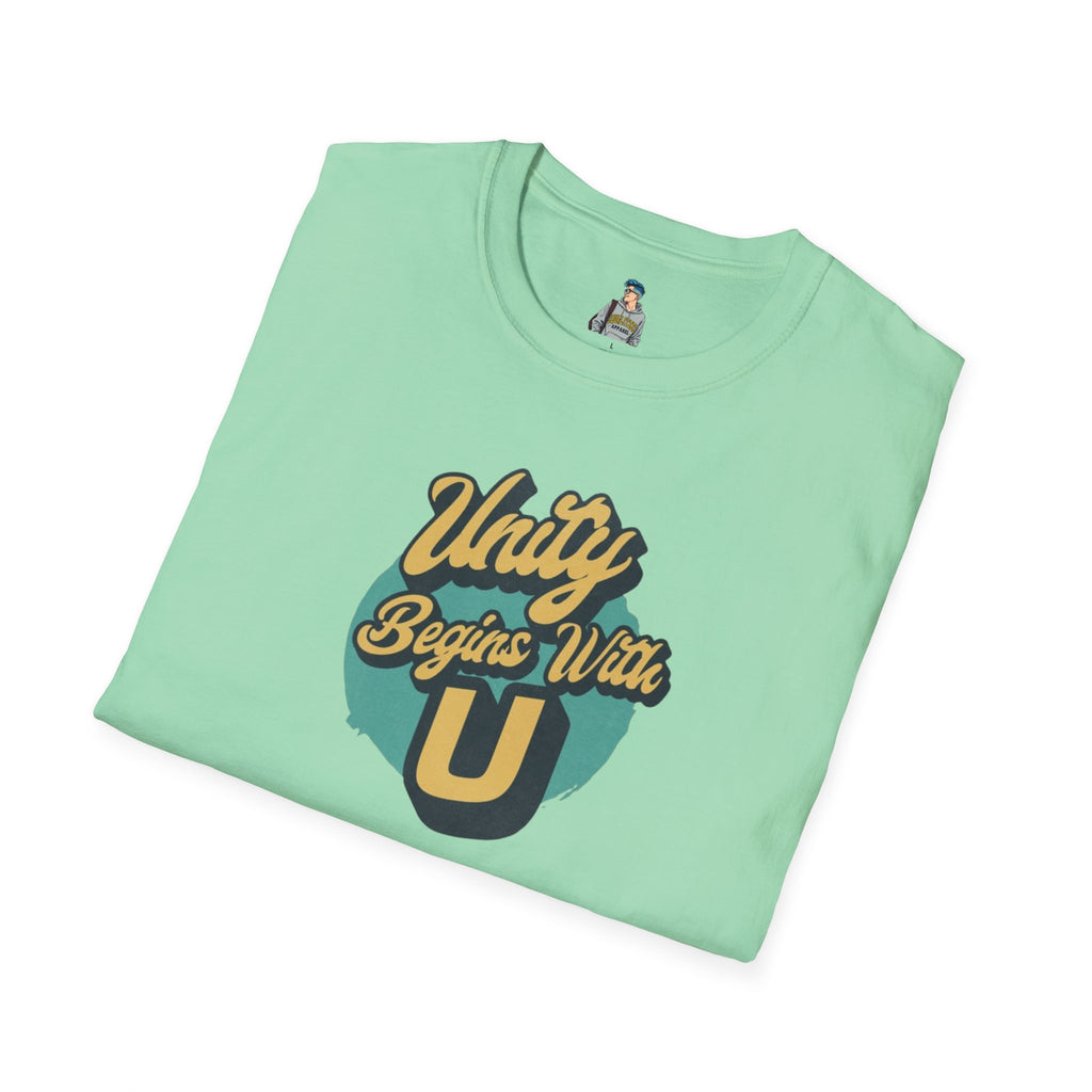 Unity Begins With U Unisex Softstyle T-Shirt