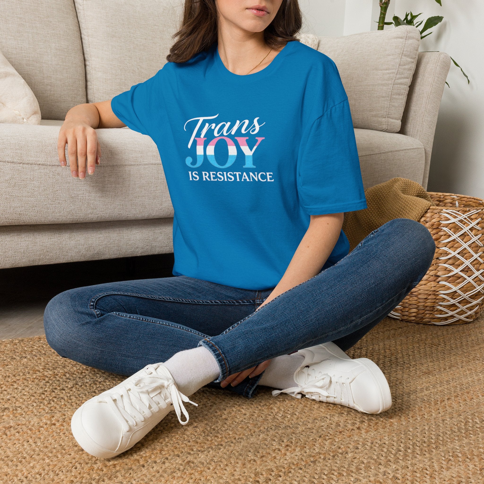 Trans Joy is Resistance Unisex T-Shirt - Celebrate Love and Empowerment