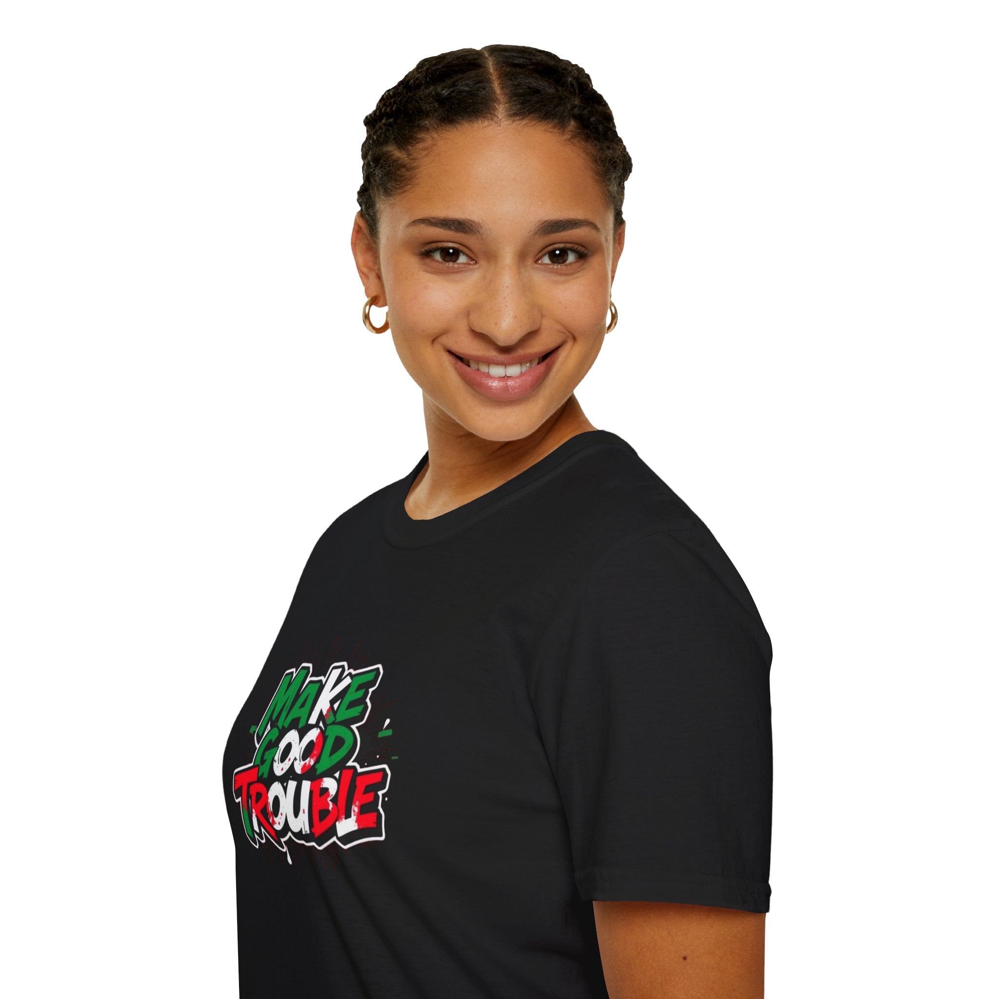 Make Good Trouble T-shirt  Fun Graphic Tee for Activists & Trendsetters