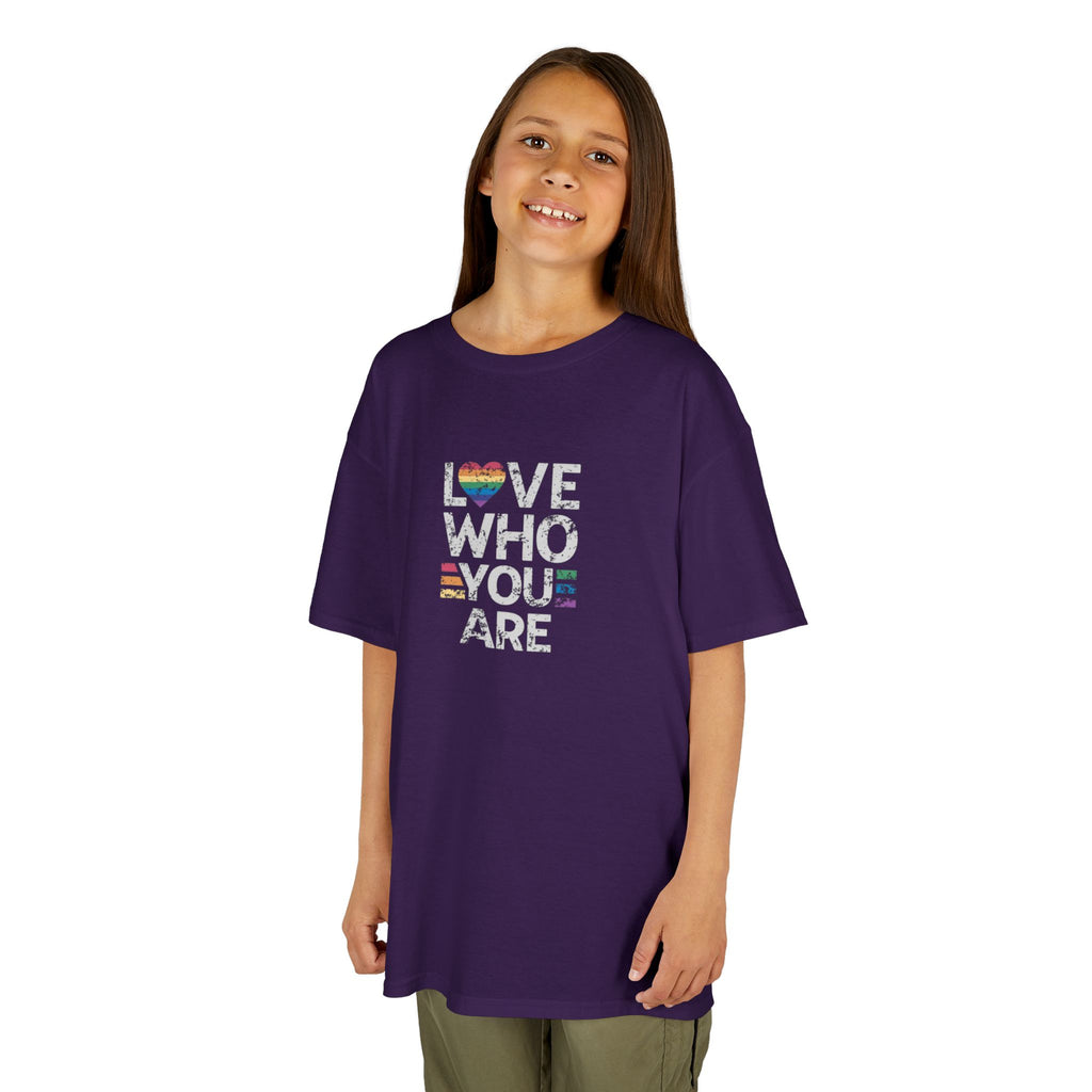 Love Who You Are Kids Heavy Cotton™ Tee - Pride Shirt for Children