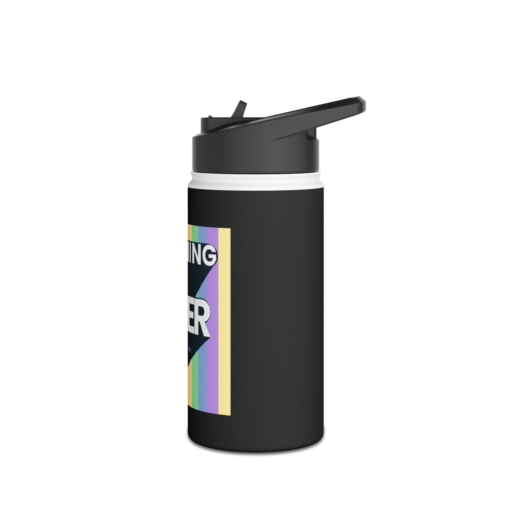 Teaching While Queer Stainless Steel Water Bottle - Perfect for Educators and Allies