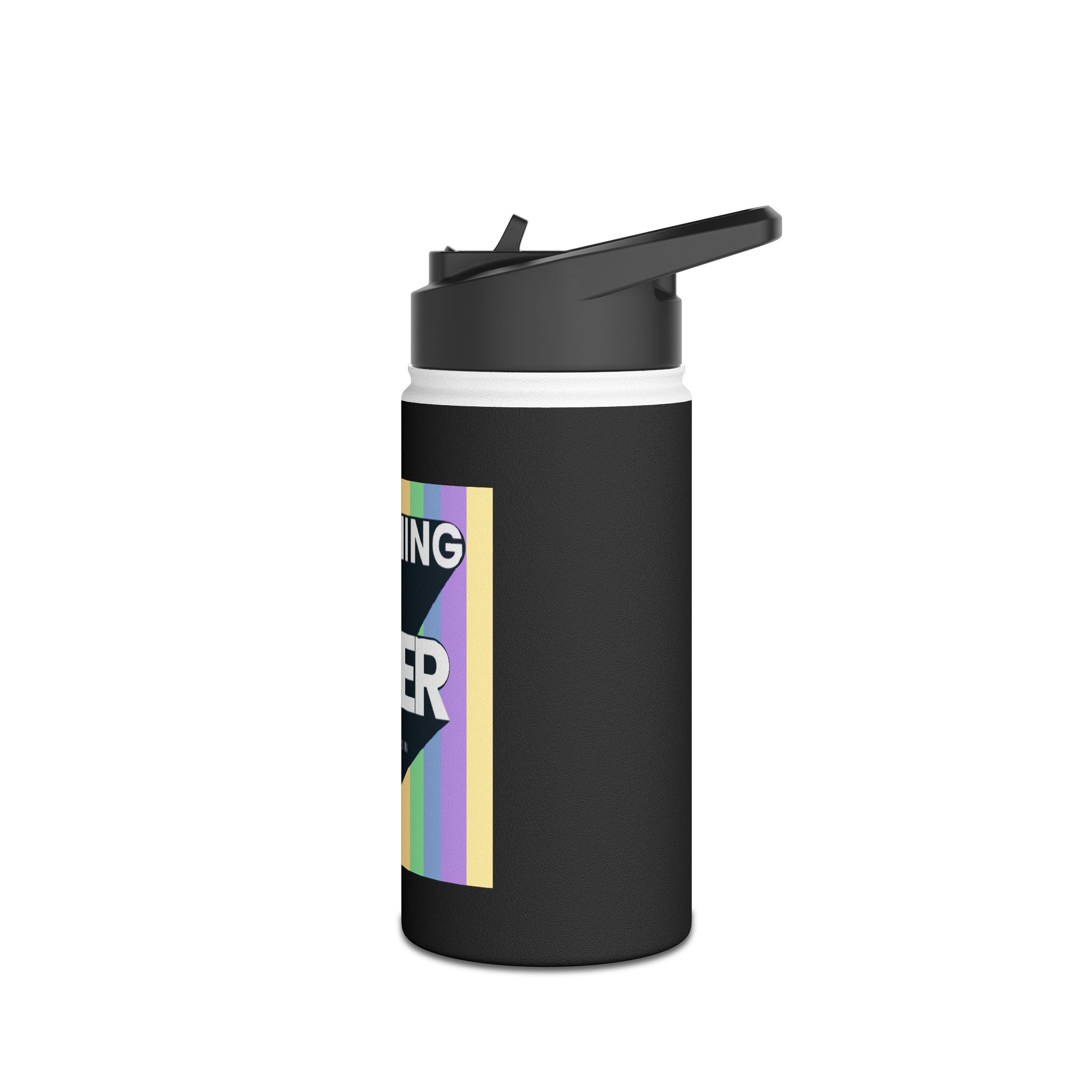 Teaching While Queer Stainless Steel Water Bottle - Perfect for Educators and Allies