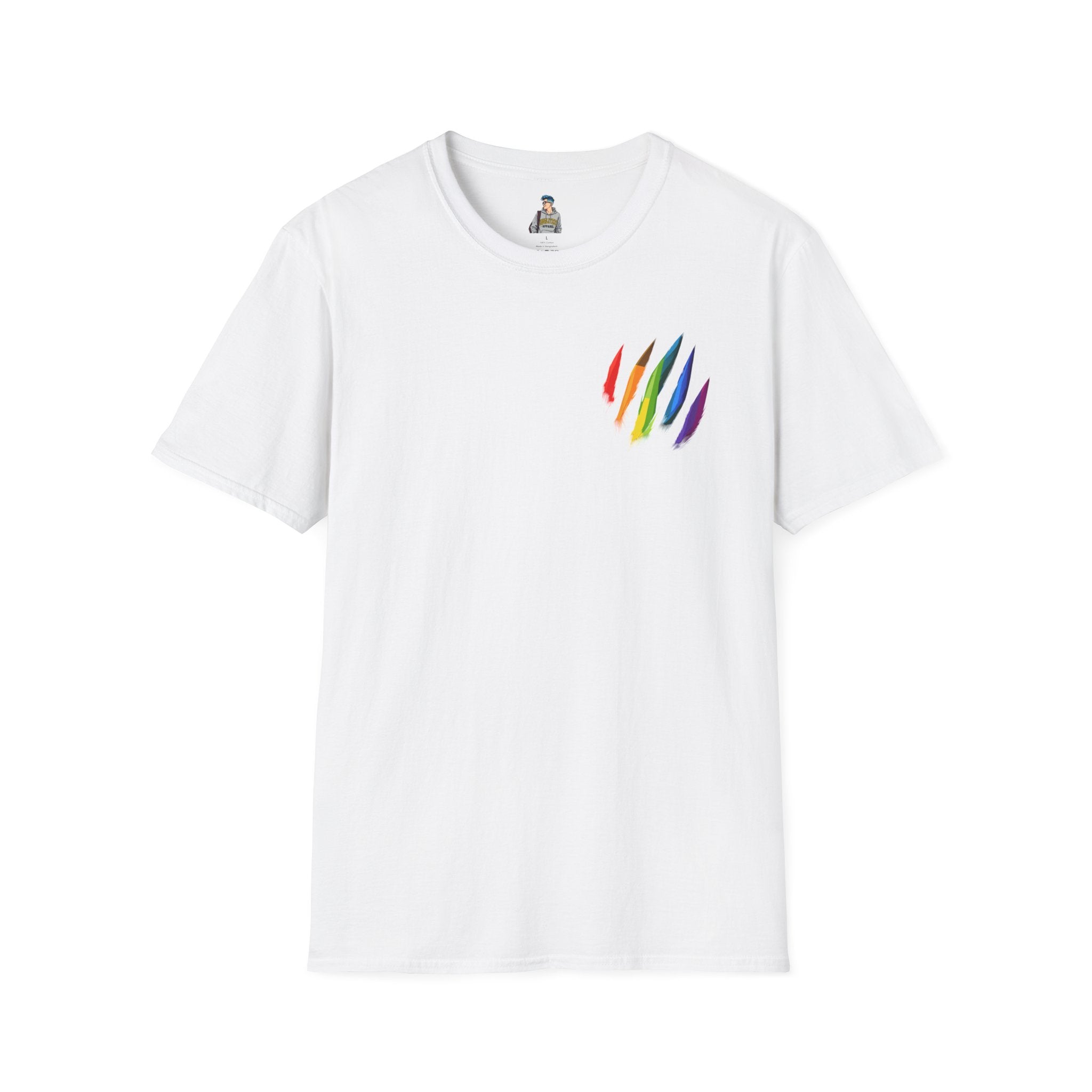 Rainbow Scratch Unisex Softstyle T-Shirt - Casual Comfort for All Occasions