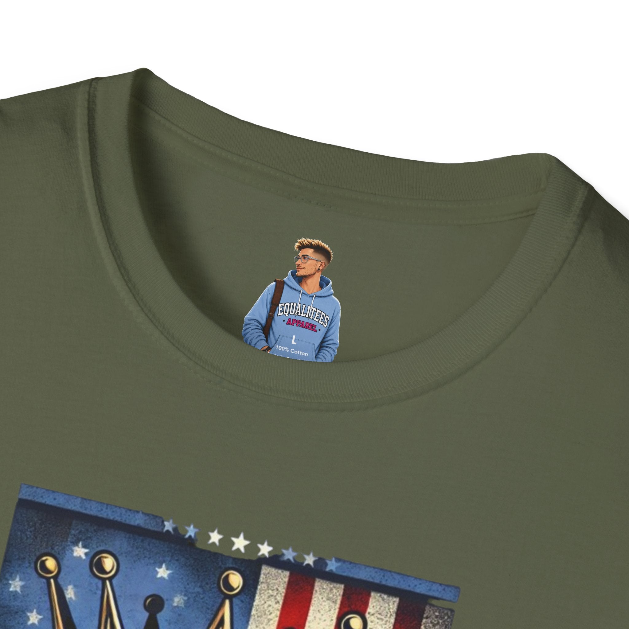 No Kings in America-Democracy Matters  Unisex Softstyle T-Shirt