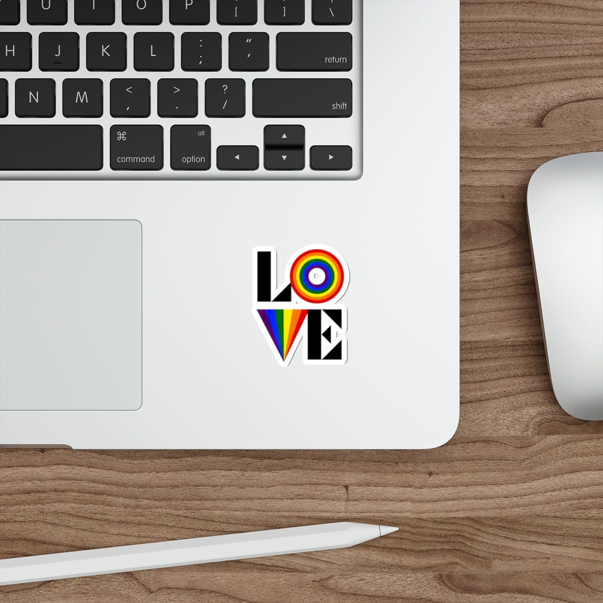 Die-Cut Stickers - Rainbow LOVE