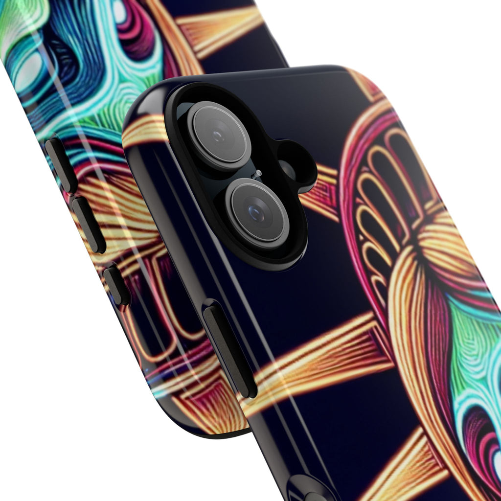 Statue of Liberty Neon Glowing Art Tough Case for Android & iPhone