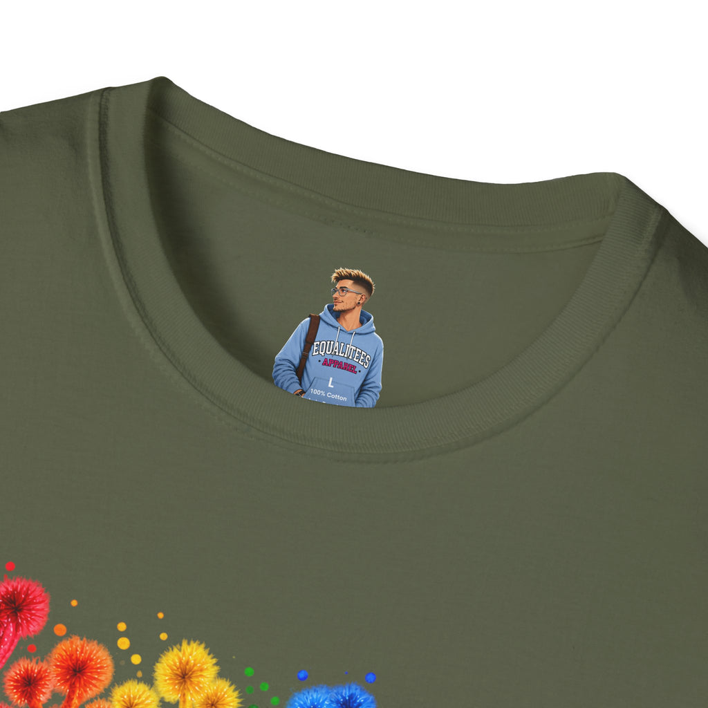 Pride Tree Las Vegas White Text T-shirt