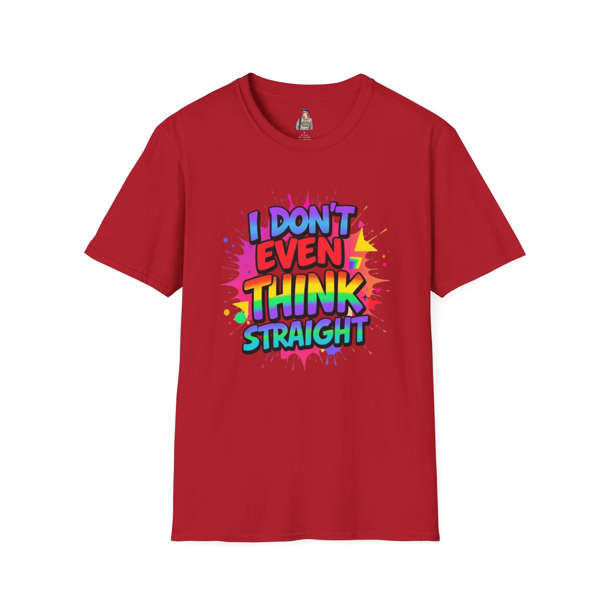 Colorful Humor T-Shirt, Pride Apparel, Gift for Friends, Casual Wear, Fun Statement Tee