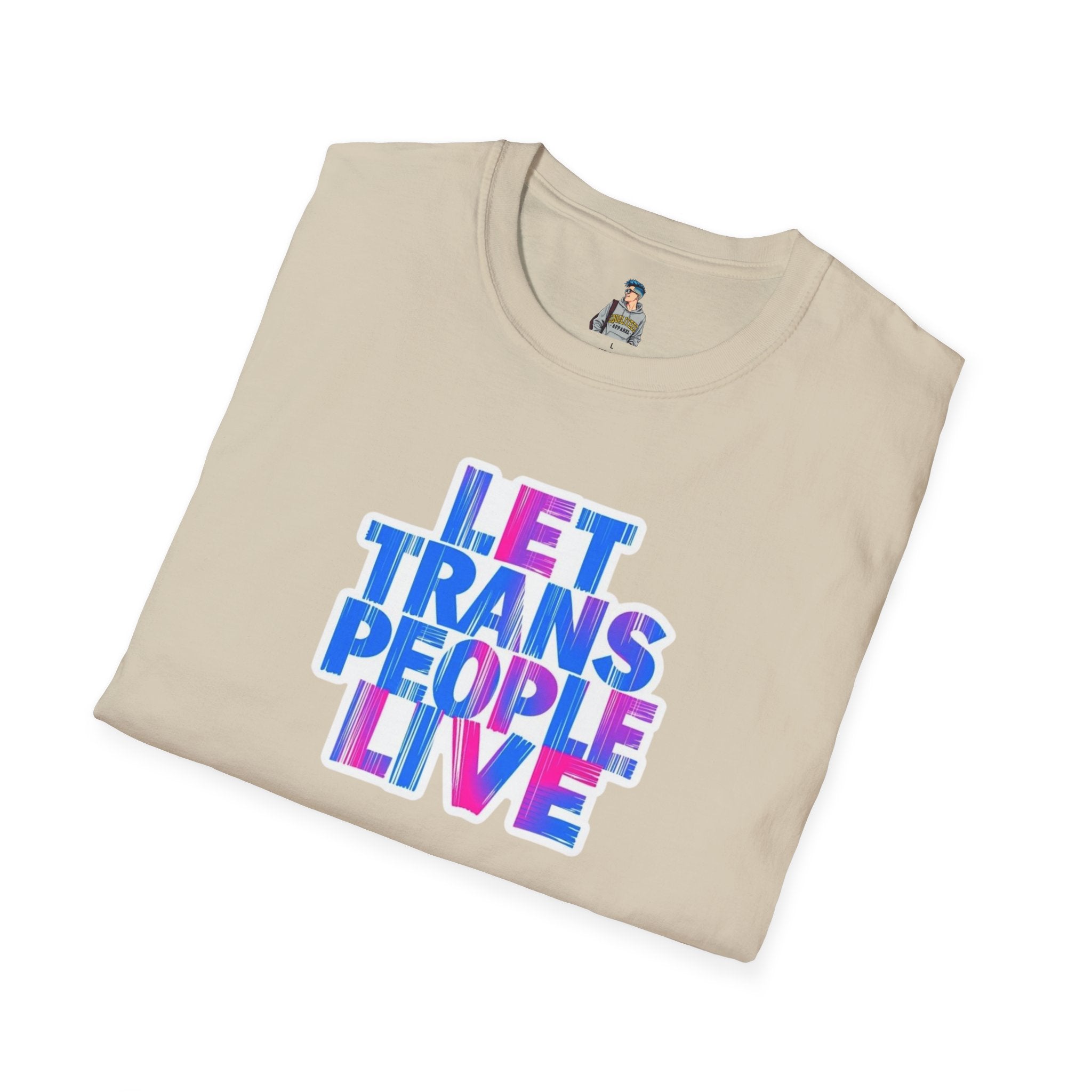 Let Trans People Live Unisex Softstyle T-Shirt