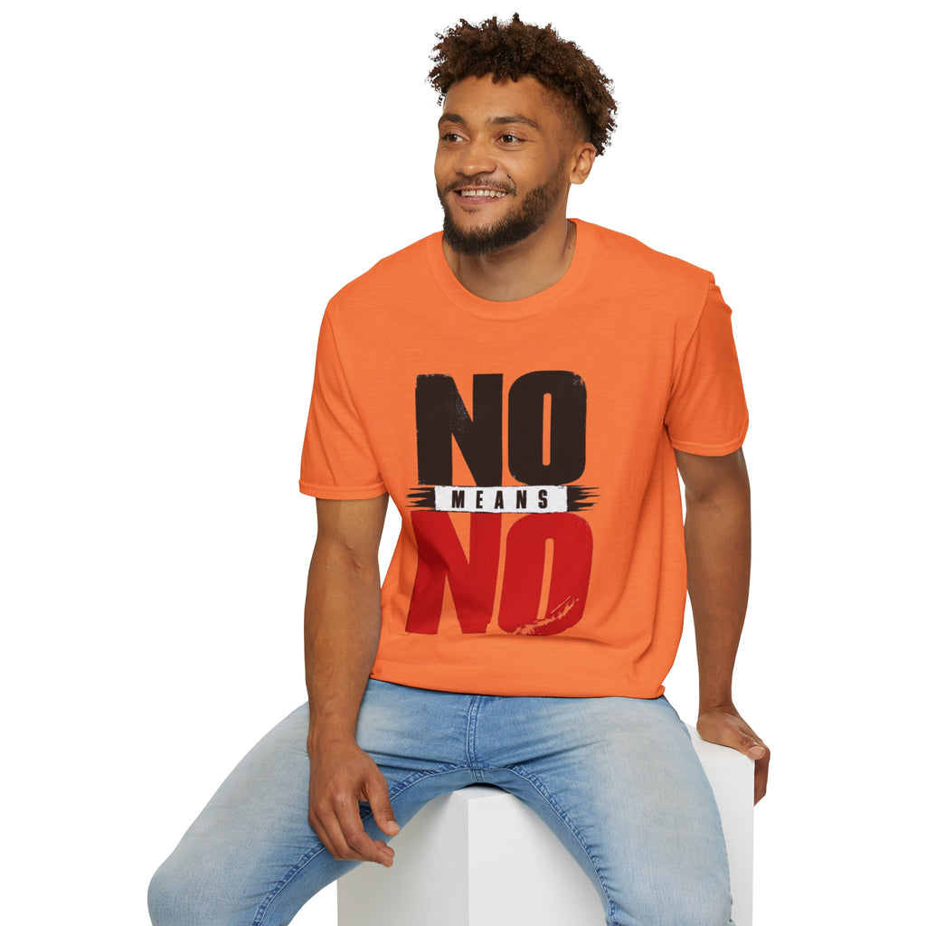 NO Means NO T-Shirt — Consent Awareness Graphic Tee