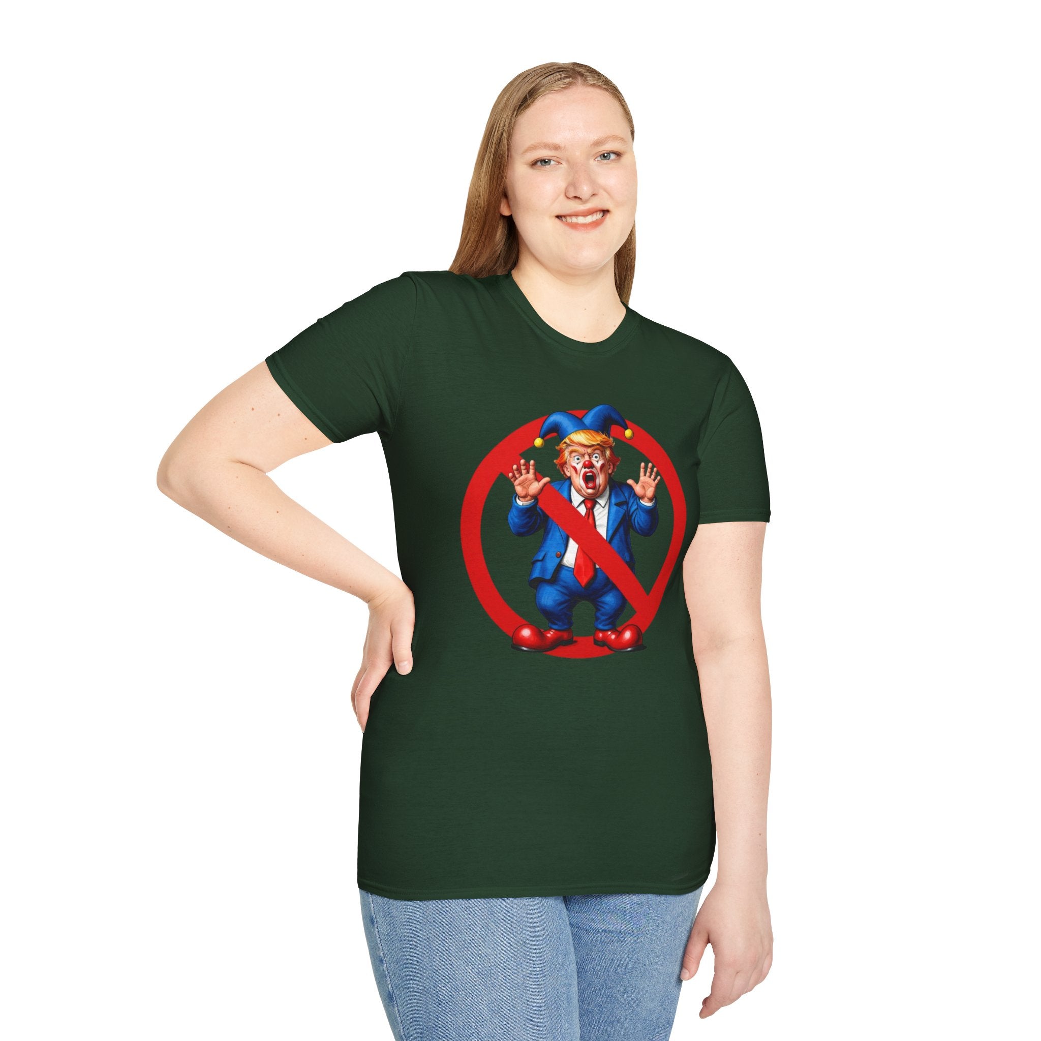 NO CROWN FOR THE CLOWN T-Shirt - NO KINGS IN AMERICA