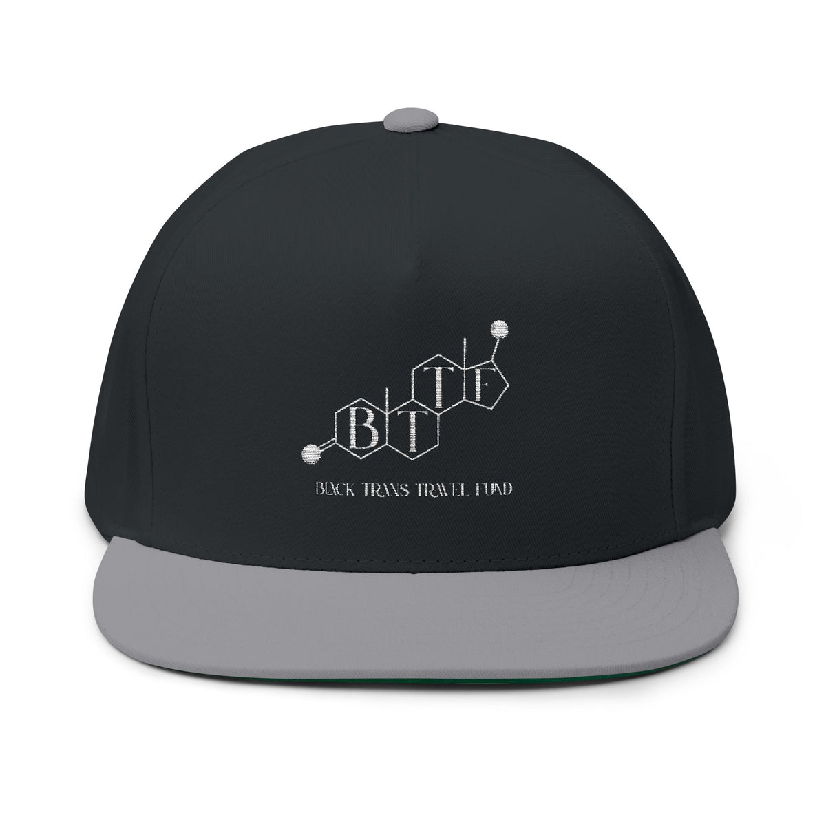 BTTF - Black Trans Travel Fund Embroidered Logo Flat Bill Cap